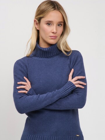 Influencer Pullover in Blau