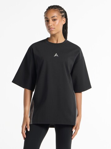 melns A-Game Sporta krekls 'Lifewear': no priekšpuses