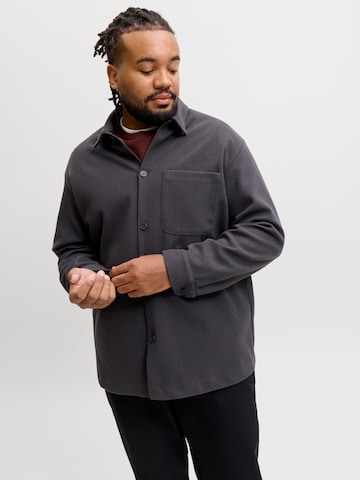 Jack & Jones Plus Comfort Fit Košeľa 'JJEREGENT' - Sivá