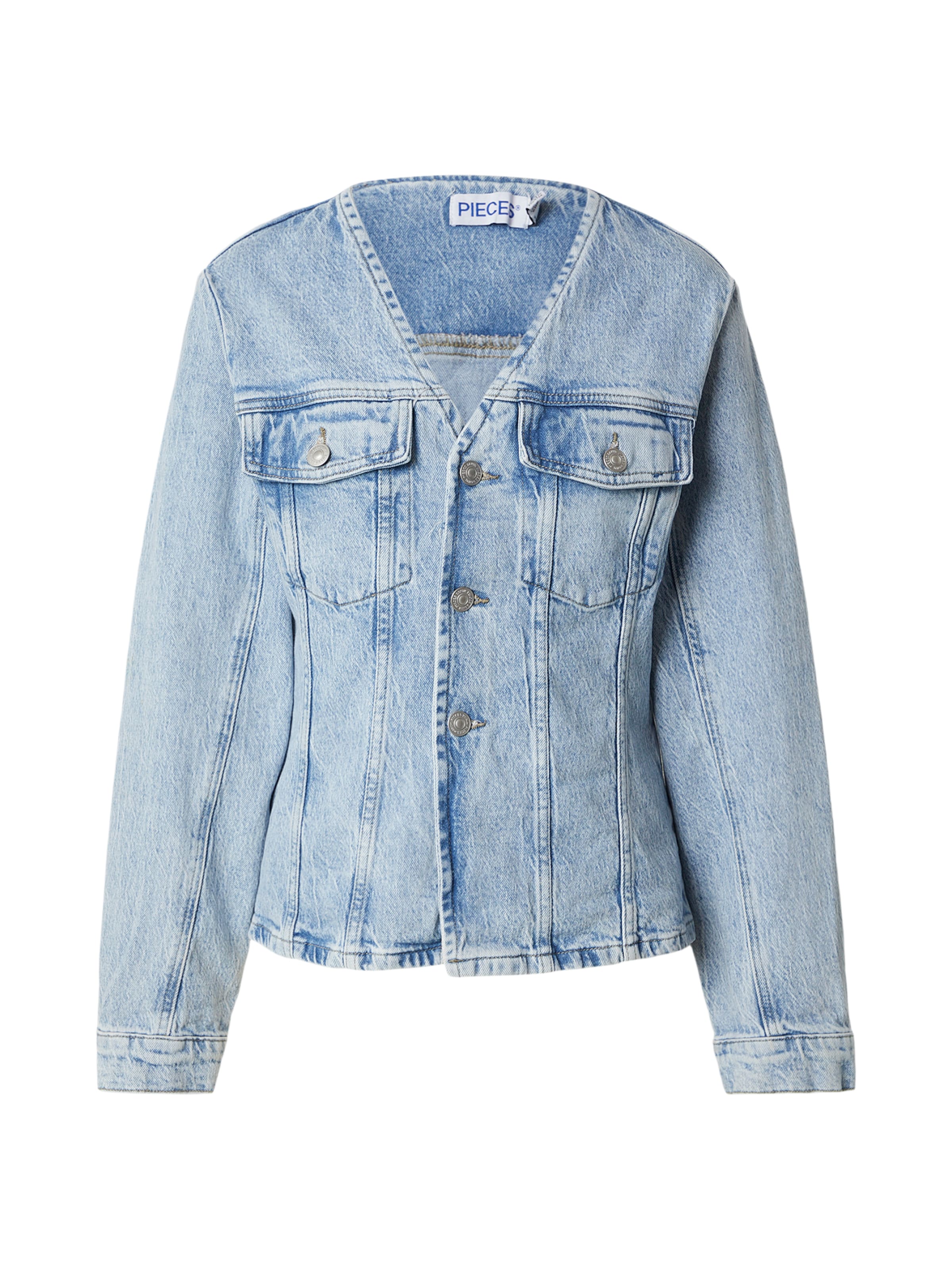 PIECES - Chaqueta de entretiempo 'PCJILL' en azul: frente