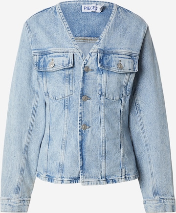 PIECES Välikausitakki 'PCJILL' värissä sininen: etupuoli