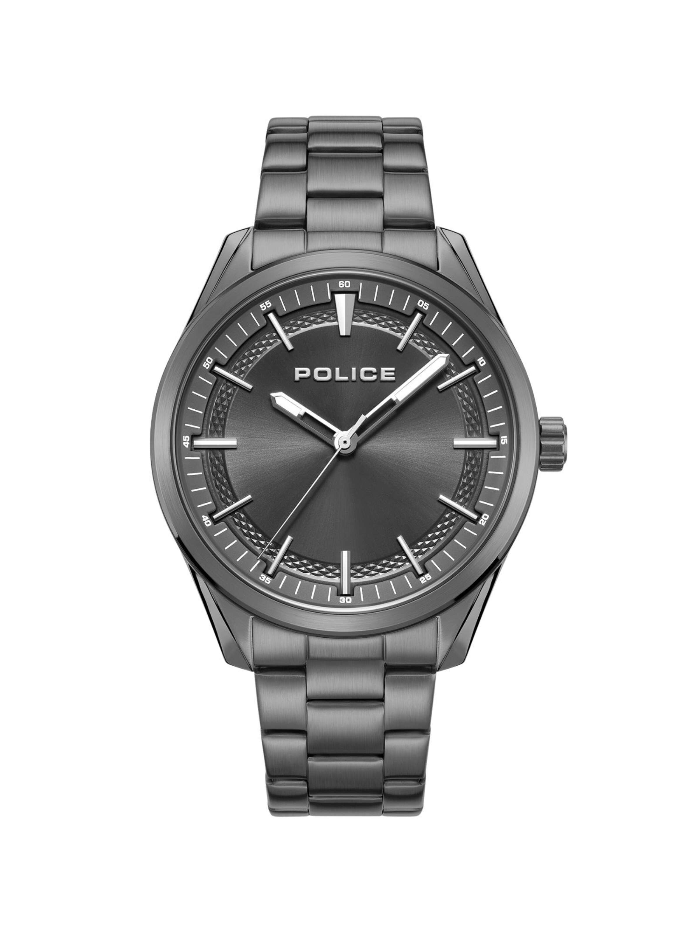 POLICE Analog watch 'Grille' in Grey: front
