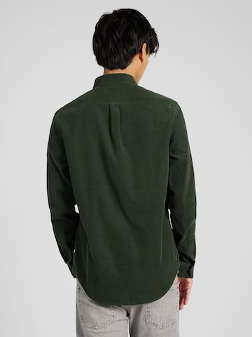 Samsøe Samsøe Regular Fit Skjorte 'Liam' i grøn