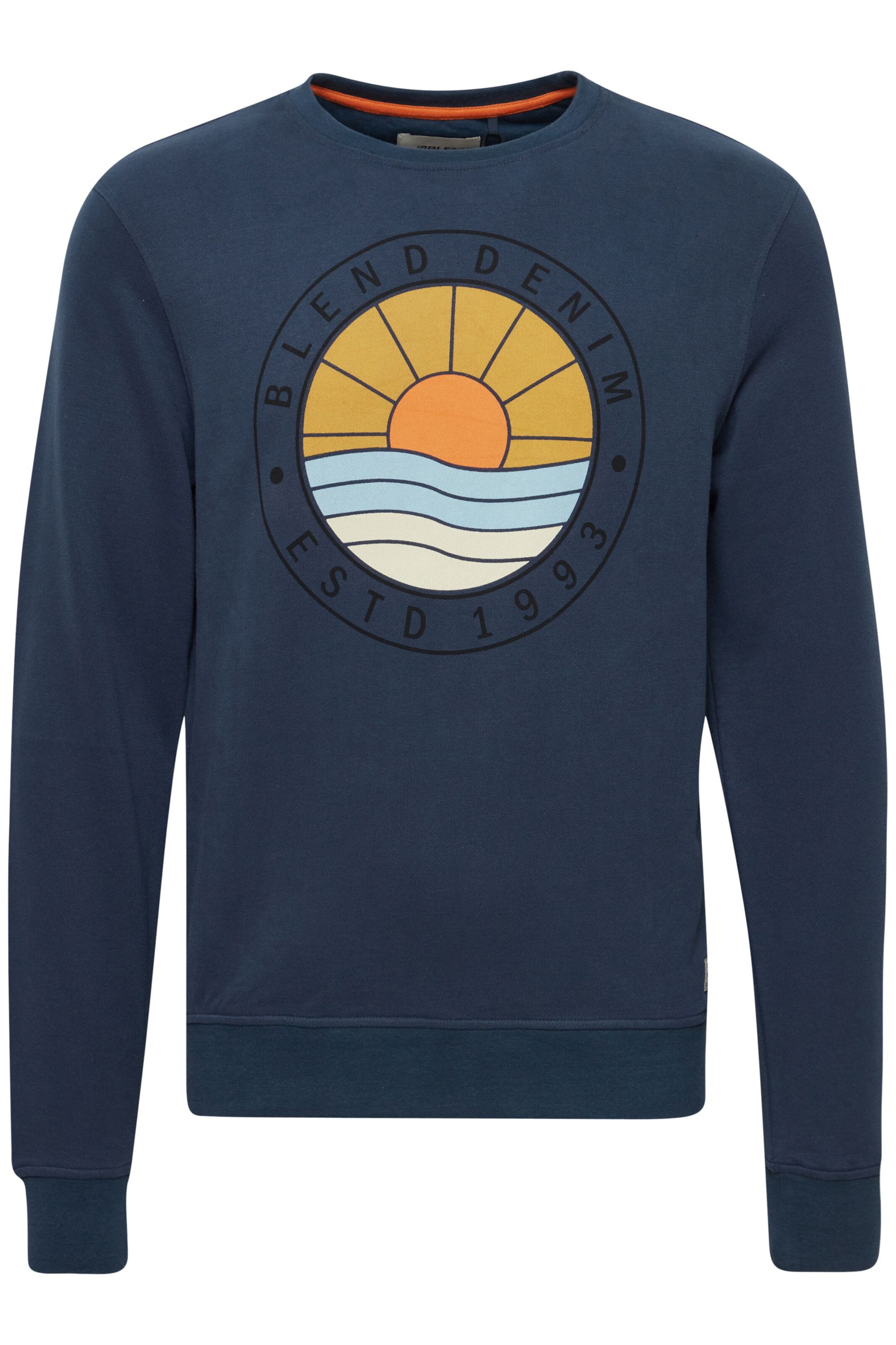 BLEND Sweatshirt in Blauw: voorkant