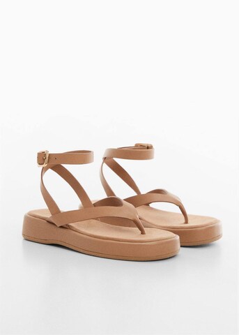 MANGO Sandals 'tila' in Brown