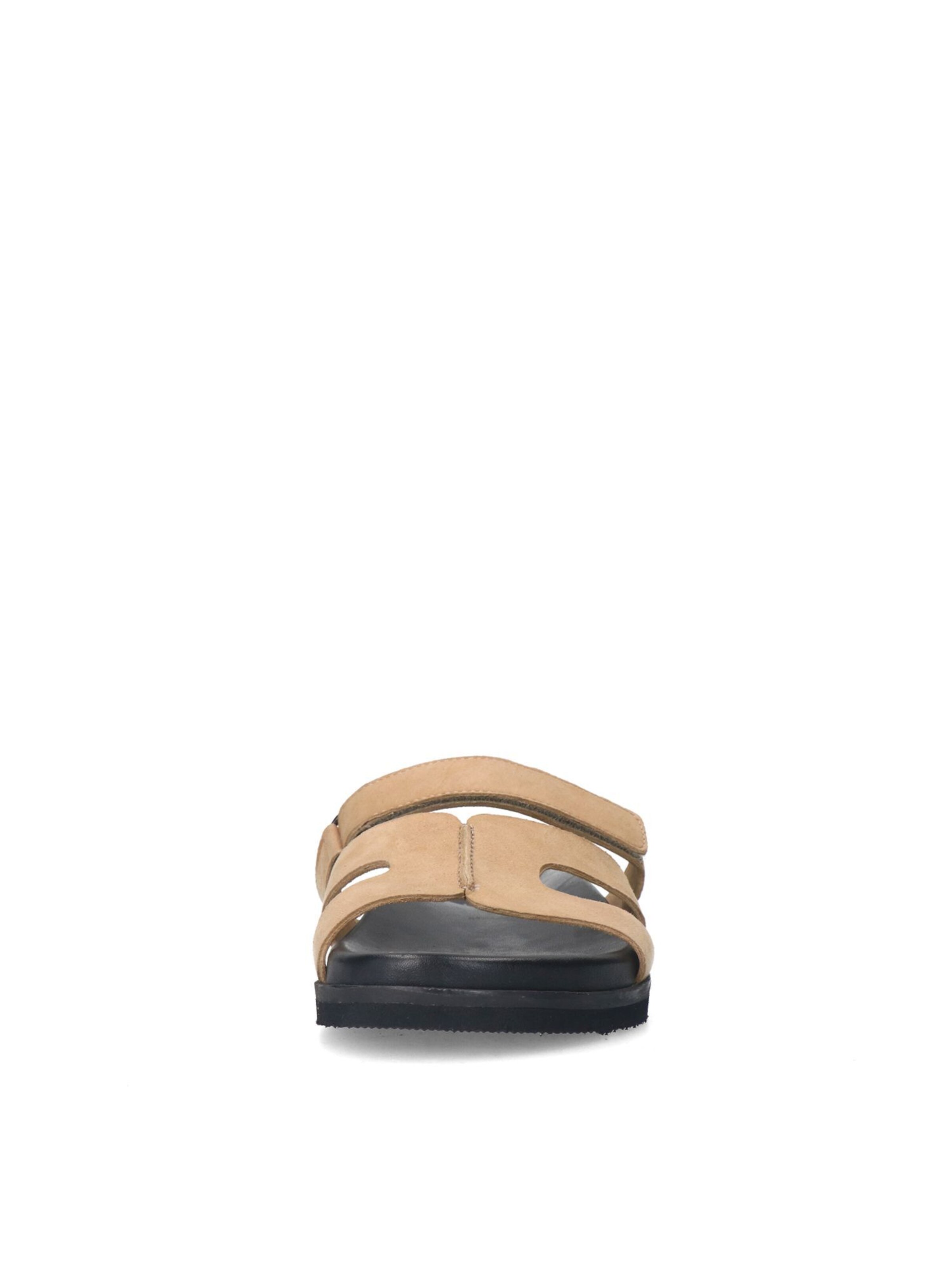 MANFIELD Mules in Beige