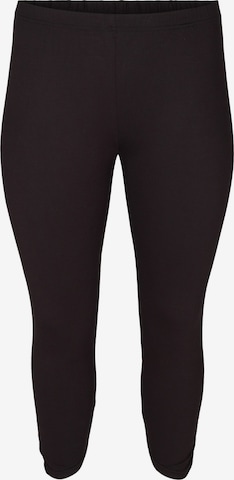 Zizzi - Skinny Leggings en negro: frente