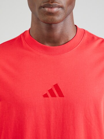 ADIDAS SPORTSWEAR Λειτουργικό μπλουζάκι 'A SZN' σε κόκκινο