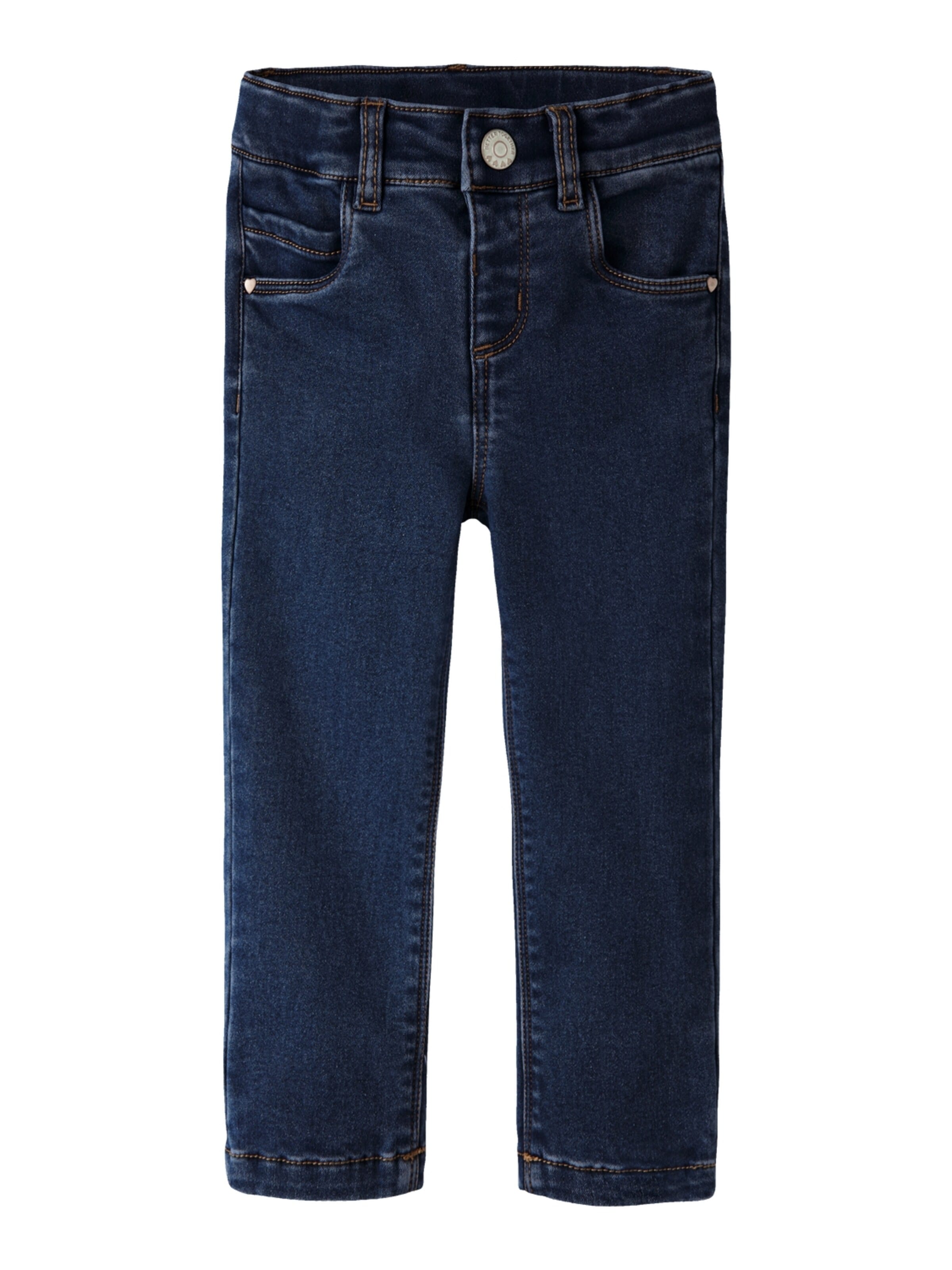 NAME IT Regular Jeans 'Thermojeans mit Fleecefutter Nmfsalli Slim Fit' in Blue: front