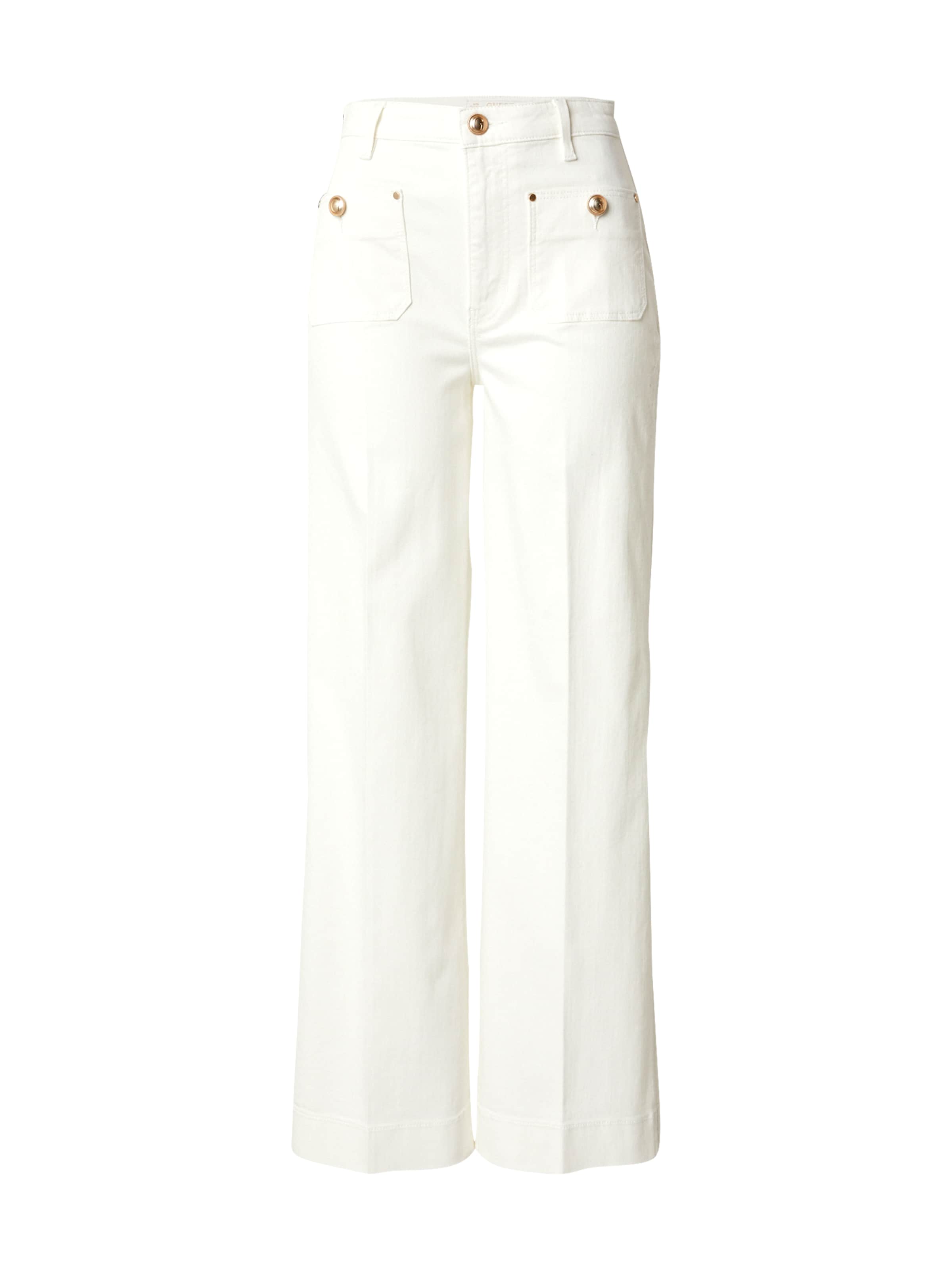 GUESS Štandardný strih Džínsy 'SAILOR' - Biela: predná strana