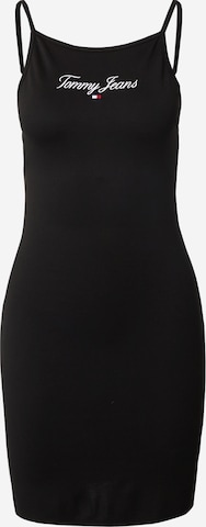 Tommy Jeans - Vestido de verano en negro: frente