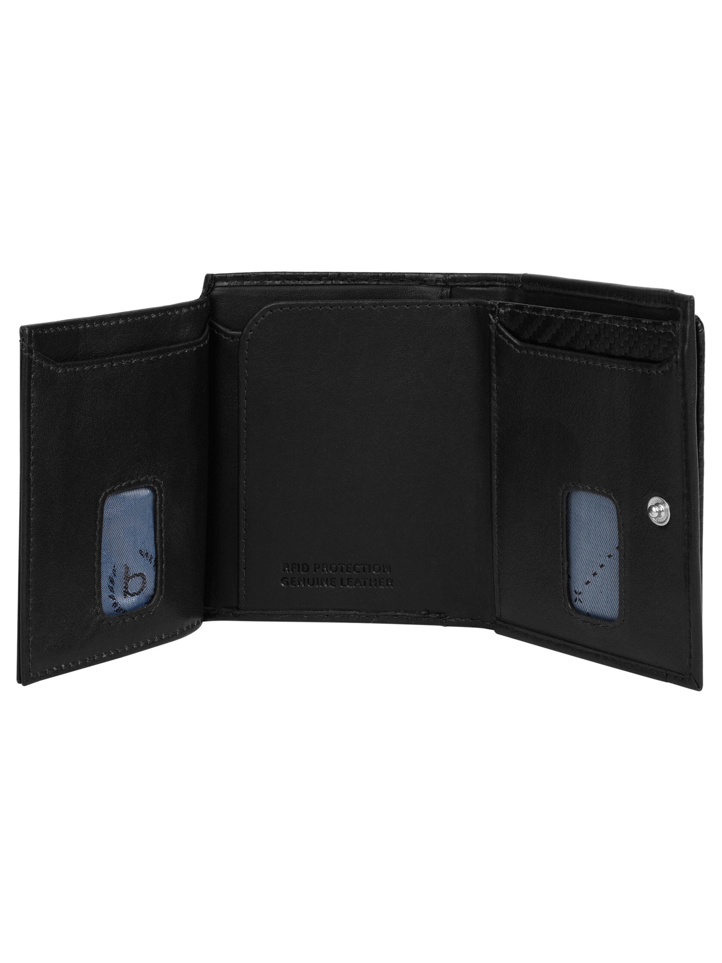 bugatti Wallet 'SECURE SLIM' in Black