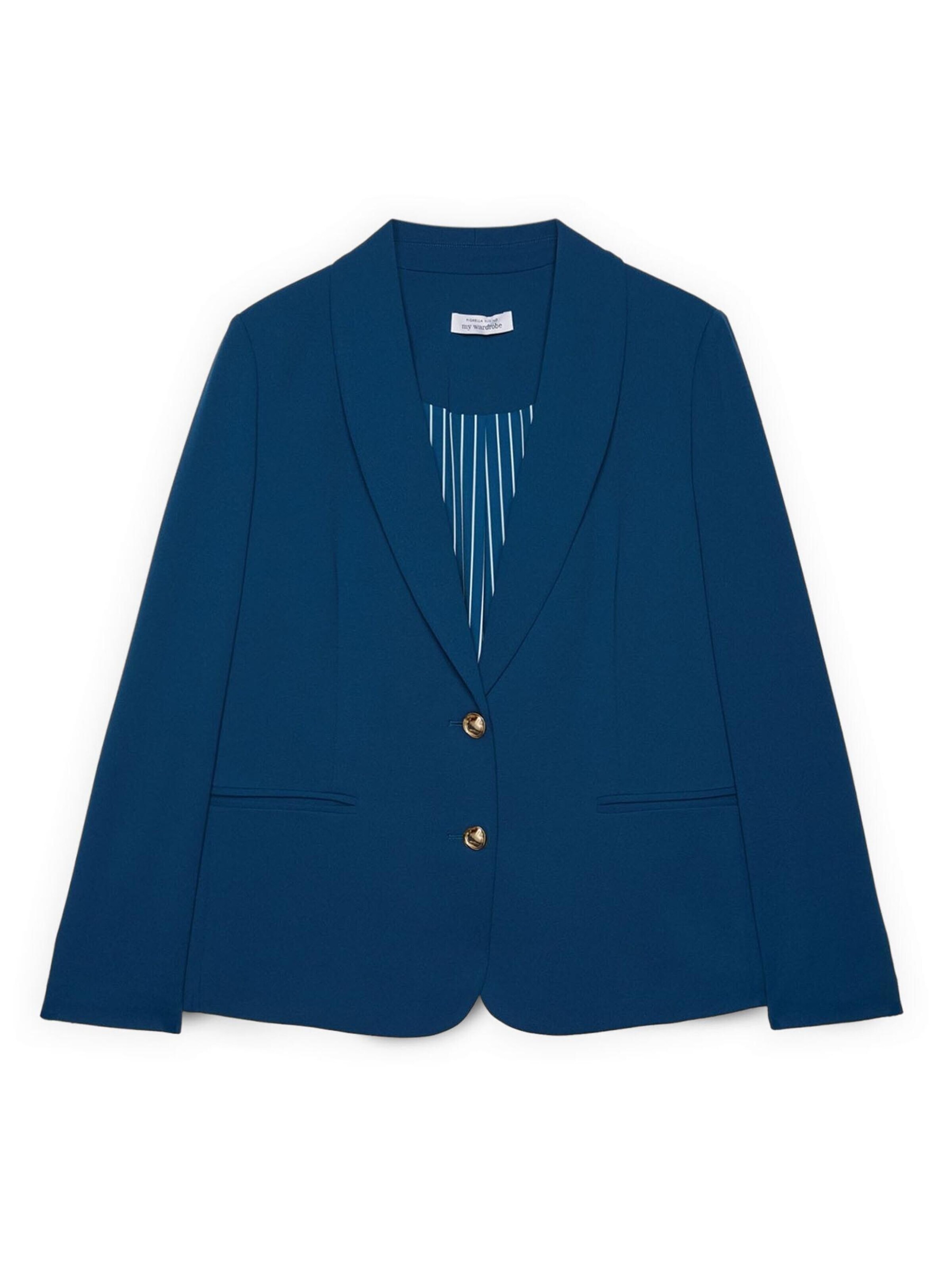 Fiorella Rubino Blazer in 50 in mottled blue, Item view