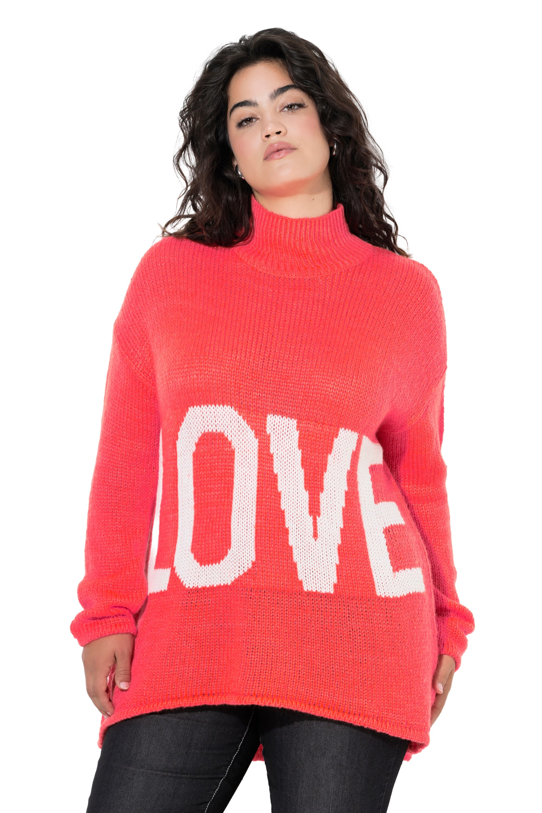Angel of Style Sweater in Orange: front