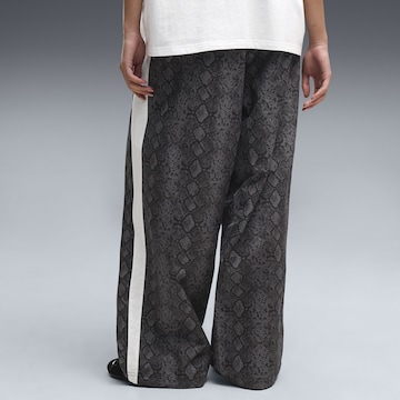 PUMA Wide leg Broek 'T7' in Zwart