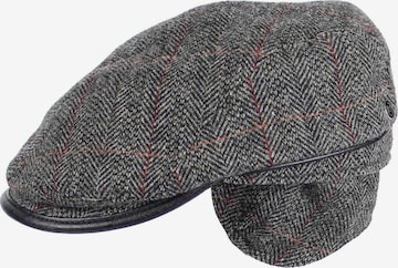 bugatti Flatcap in Grau: Vorderseite