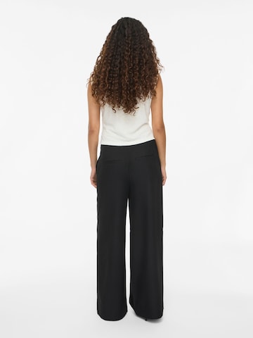 Noisy may - Pierna ancha Pantalón en negro