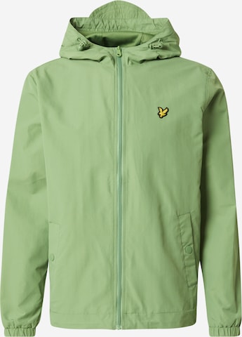 Lyle & Scott Tussenjas in Groen: voorkant