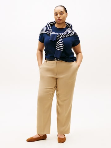 Tommy Hilfiger Curve Tričko – modrá
