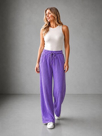 Worldclassca Bootcut Bügelfaltenhose‌‌‌‌‌‌‌ in Lila: Vorderseite