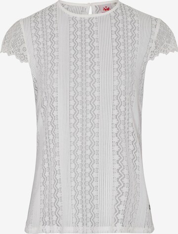 SPIETH & WENSKY Klederdracht blouse 'Anastasia' in Wit: voorkant