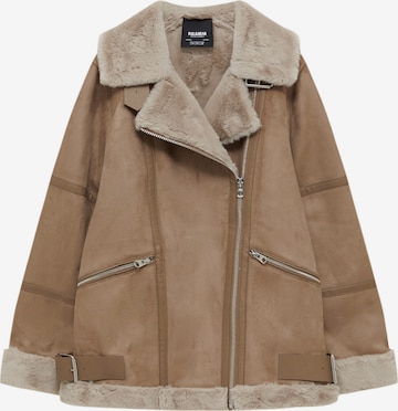 Giacca di mezza stagione di Pull&Bear in beige: frontale