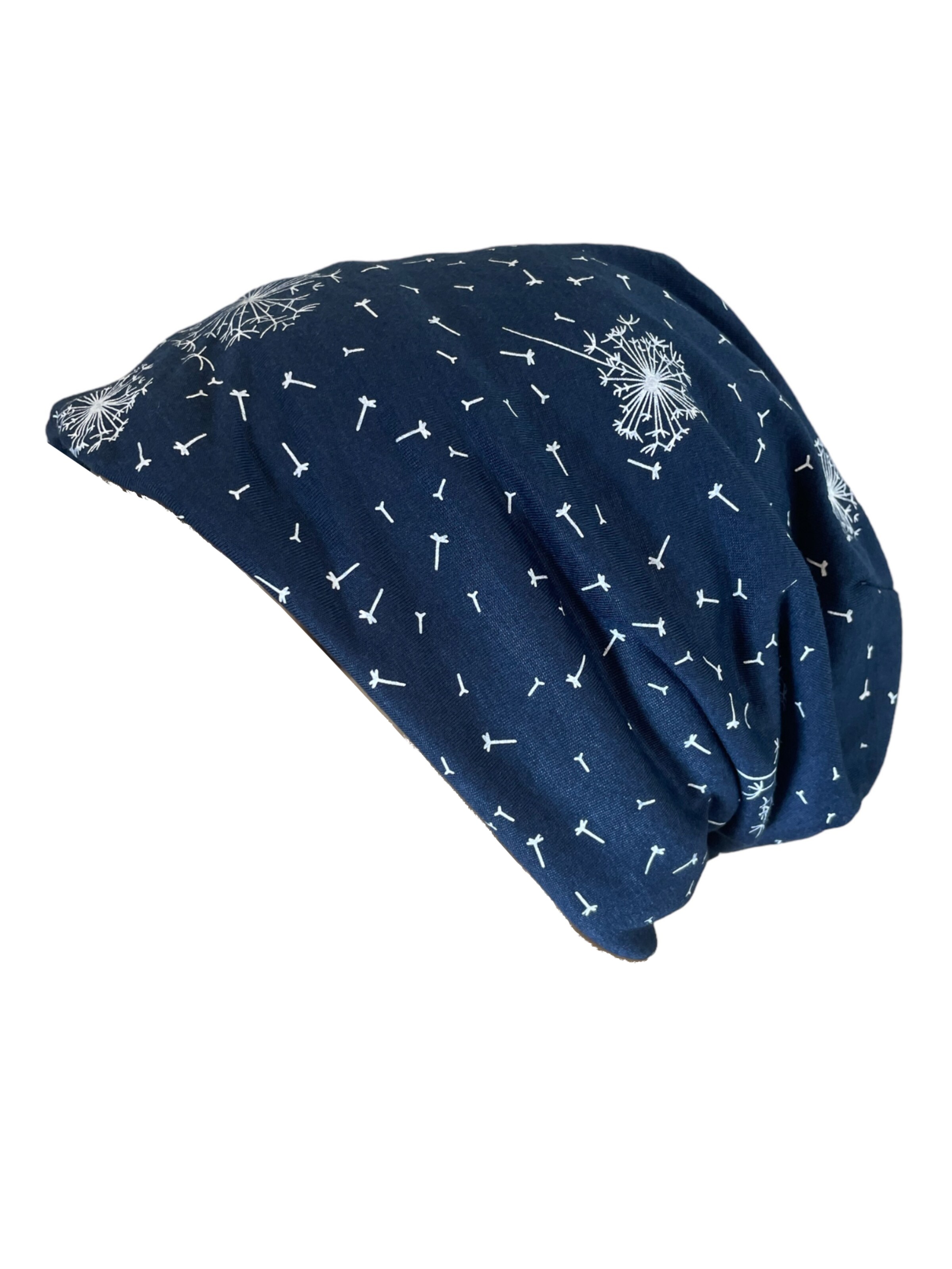 Kumixi Beanie 'Slouch Beanie' in Blue: front