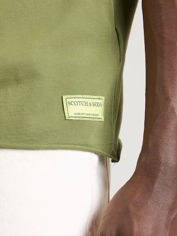 T-Shirt 'SEASONAL CORE' SCOTCH & SODA en vert
