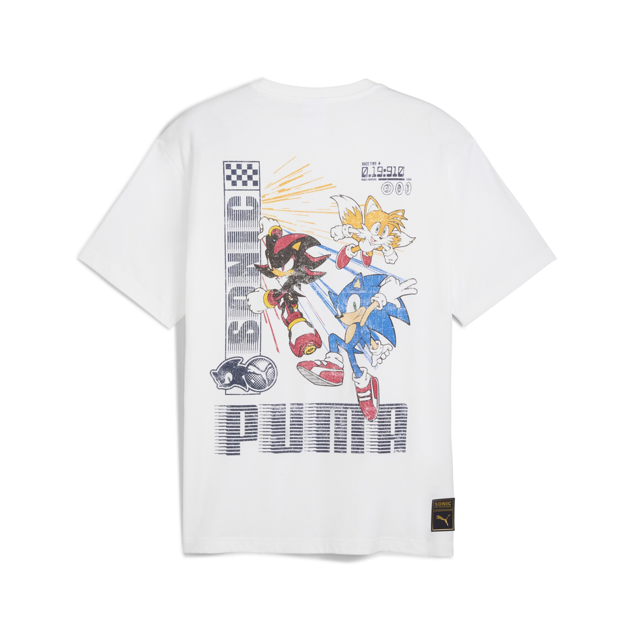 PUMA Shirt 'PUMA x SONIC THE HEDGEHOG' in White