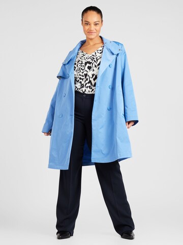 Persona by Marina Rinaldi Between-seasons coat 'VALLE' in Blue