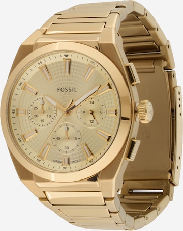 auksinė FOSSIL Analoginis (įprasto dizaino) laikrodis: priekis