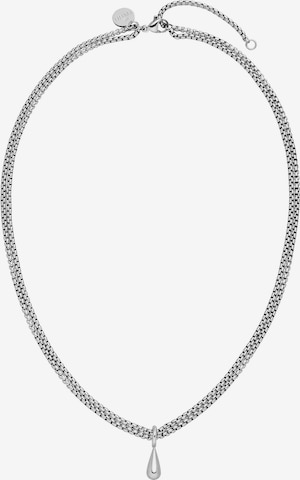 PURELEI Necklace 'Droplet' in Silver: front