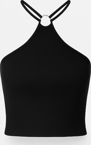 Alexa Dash Blouse in Black: front