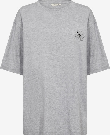 Tricou supradimensional 'Siffa' de la Cream pe gri: față