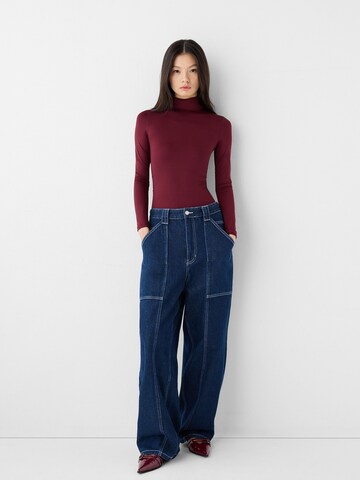 Shirtbody Bershka en rouge