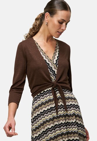 zero Strickjacke in Braun: Vorderseite
