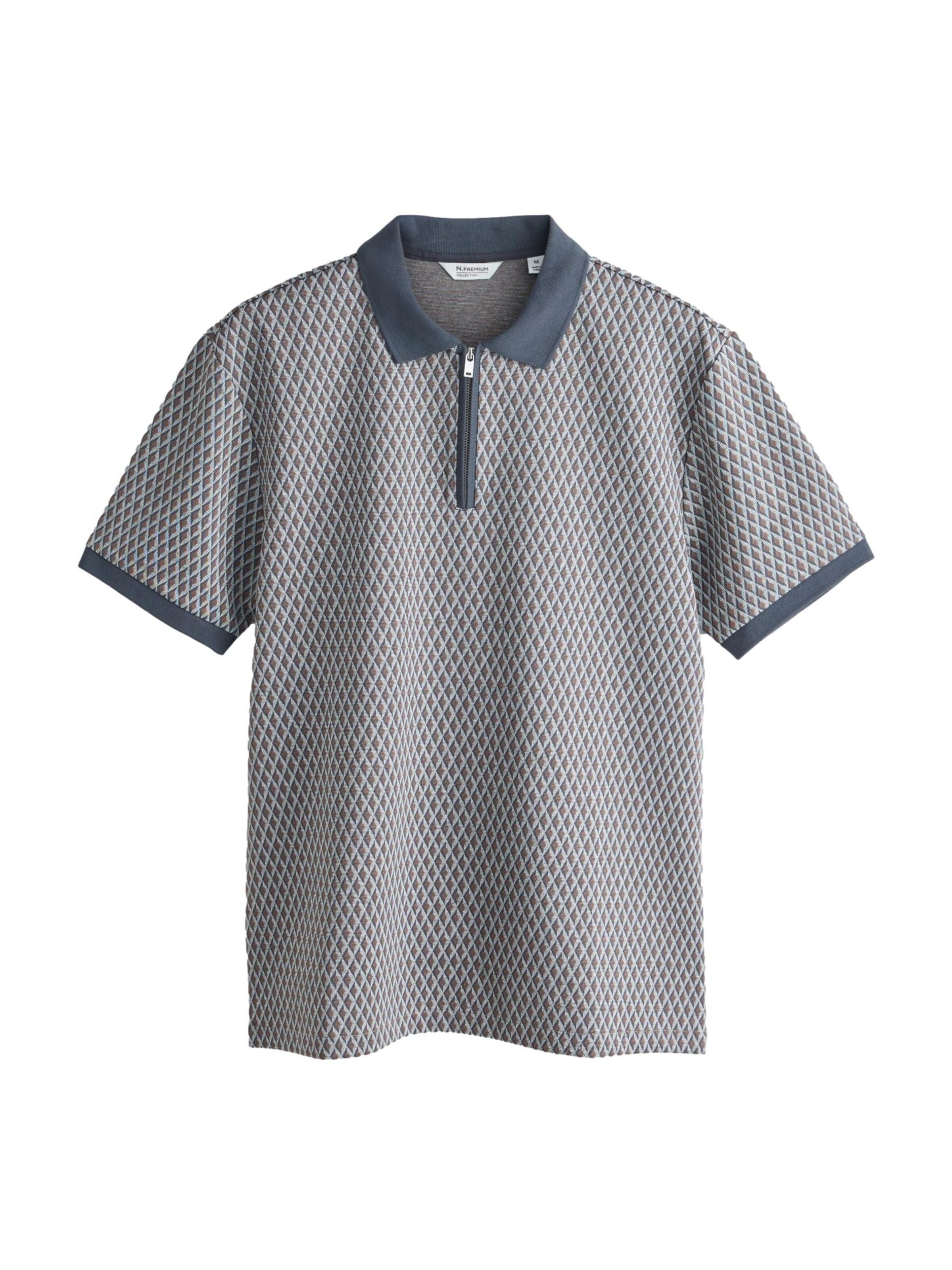 Next Poloshirt in Grau: Vorderseite