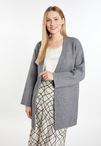 Cardigan 'Ledkin' DreiMaster Klassik en gris : devant