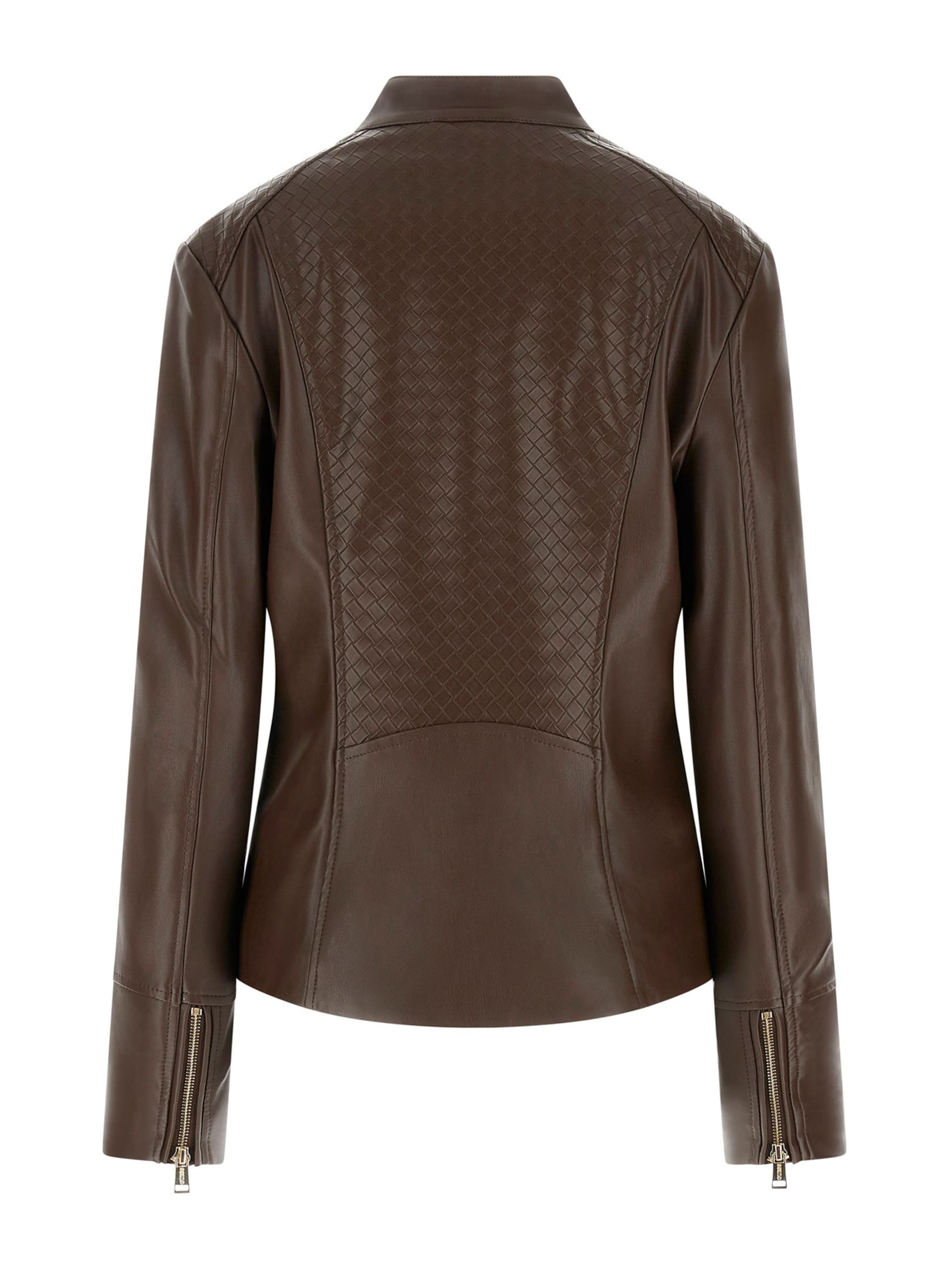 GUESS Φθινοπωρινό και ανοιξιάτικο μπουφάν 'CLAUDINE' σε καφέ