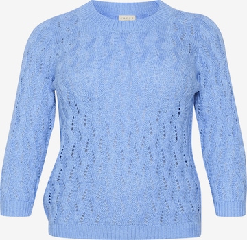 Pulover 'Lana' de la KAFFE CURVE pe albastru: față