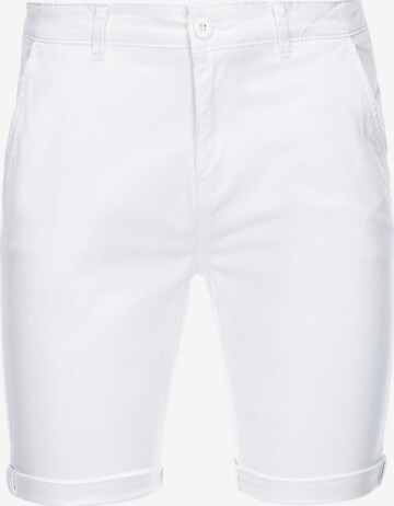 Ombre Chino 'W243' in Wit: voorkant
