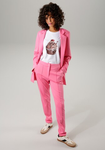Aniston CASUAL Slimfit Bügelfaltenhose in Pink
