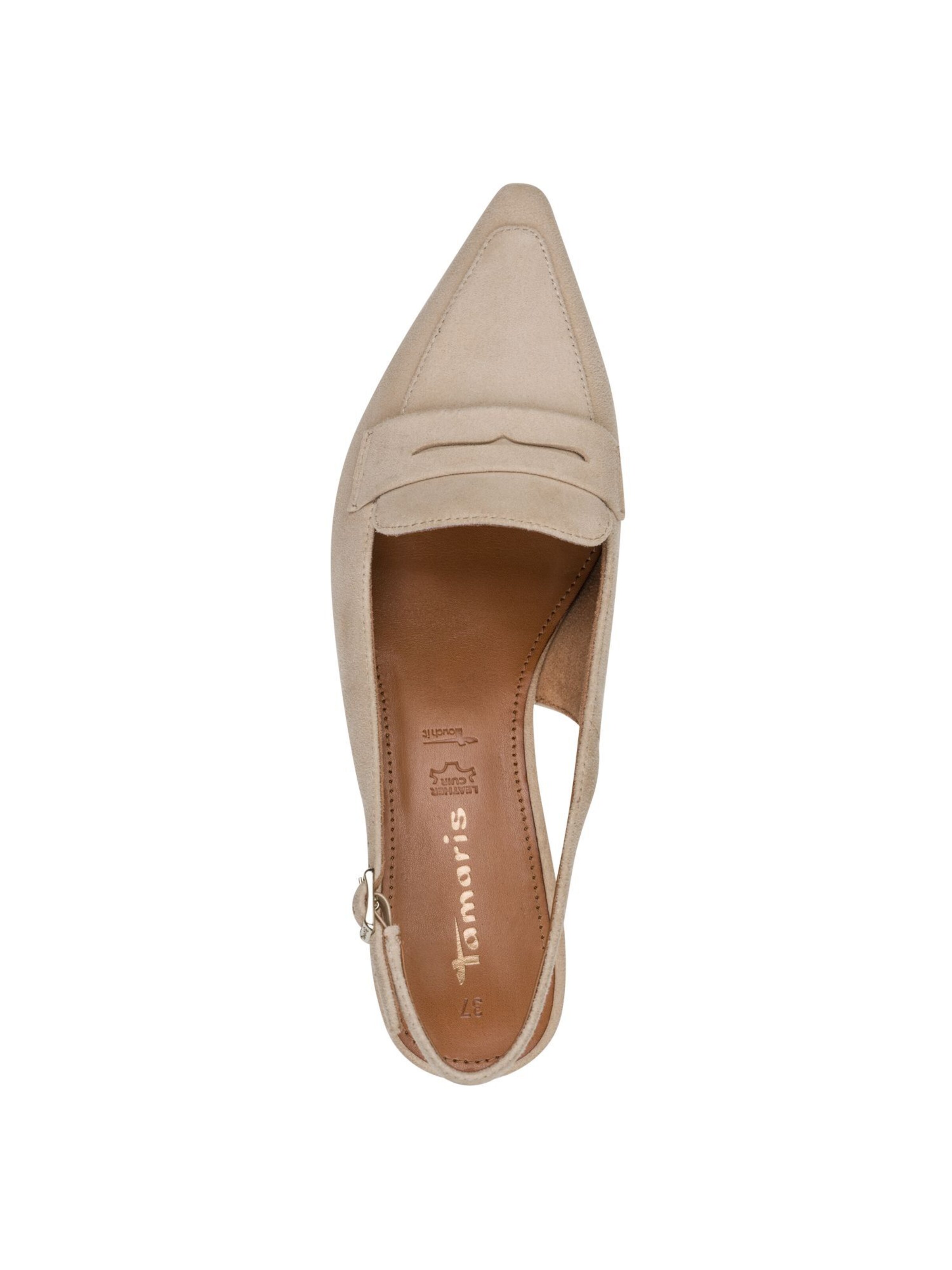Escarpins à bride arrière Tamaris en beige