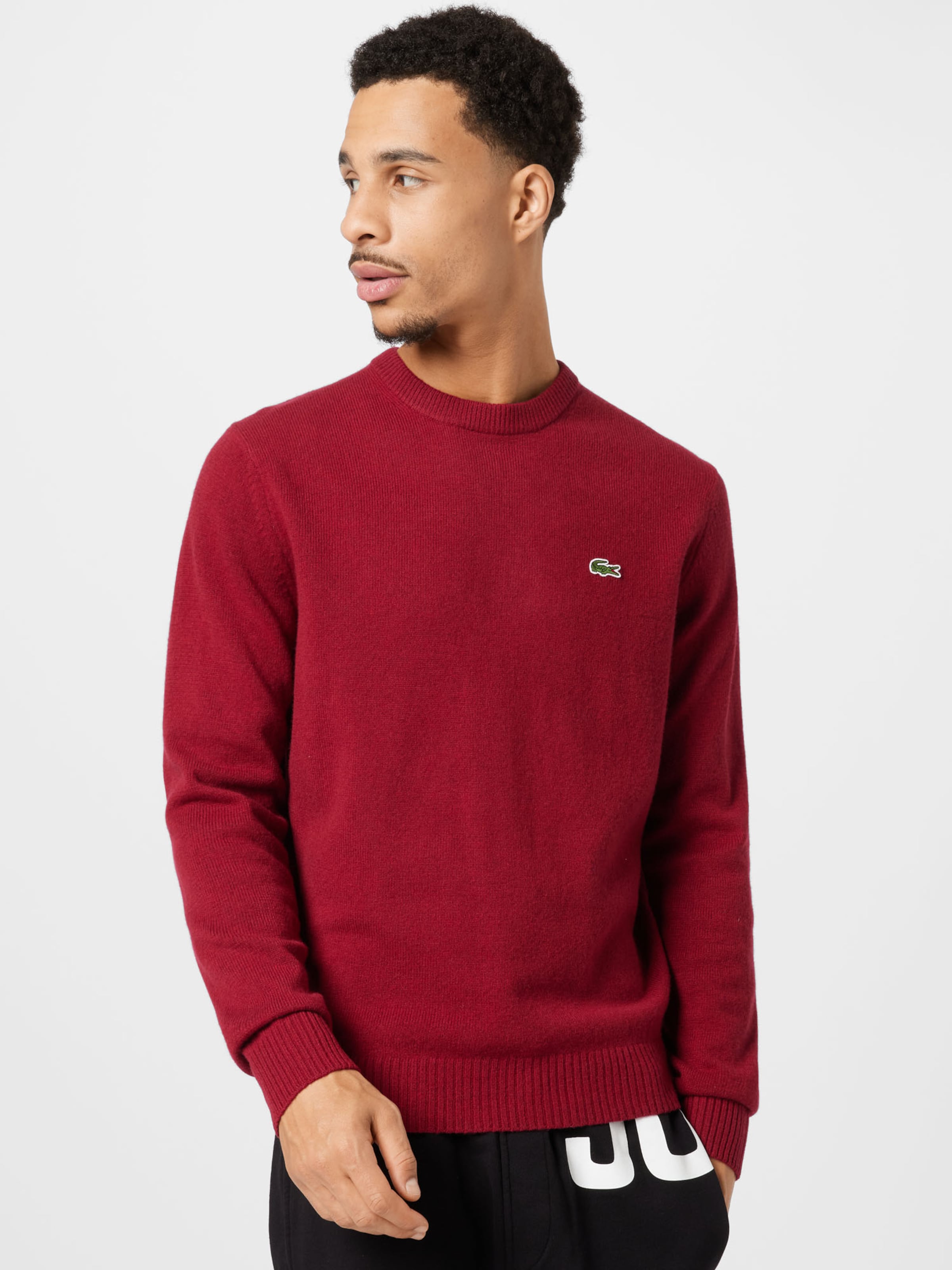 Männer Pullover & Strick LACOSTE Pullover in Rubinrot - YZ94752 Männer Pullover & Strick LACOSTE Pullover in Rubinrot - YZ94752