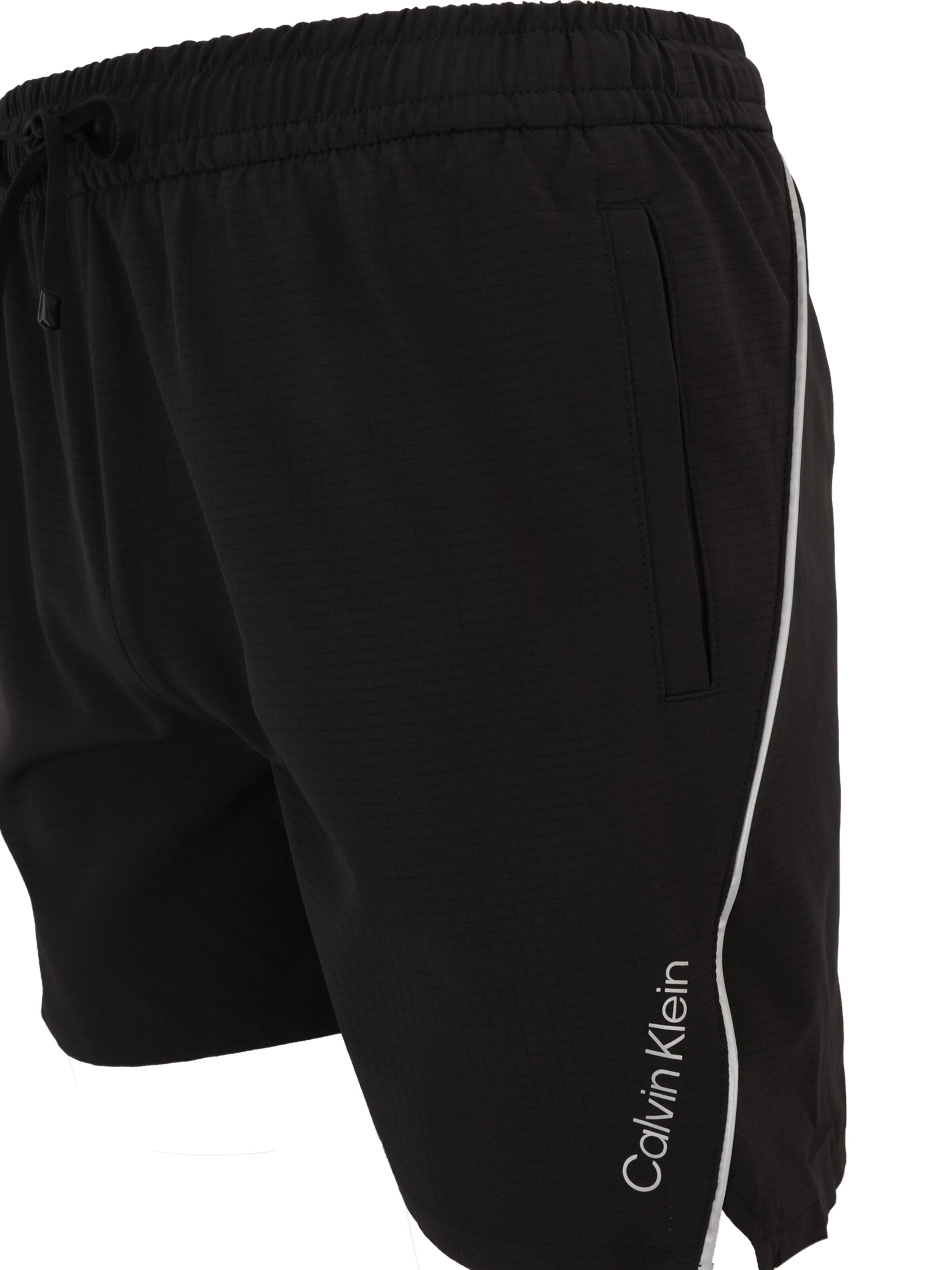 Calvin Klein Swimwear Plavecké šortky – černá