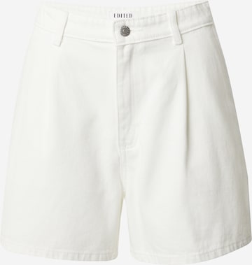 Regular Pantalon 'Lilyan' EDITED en blanc : devant