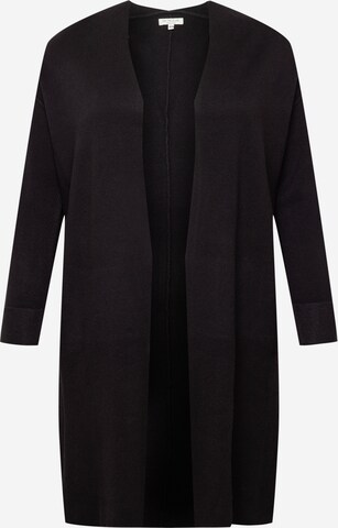 Tom Tailor Women + Knit Cardigan in Black: front