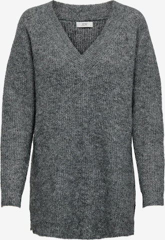 JDY Sweater 'Ingeborg Ada' in Grey: front