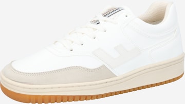 Flamingos' Life Platform trainers 'Retro 90’s' in White: front