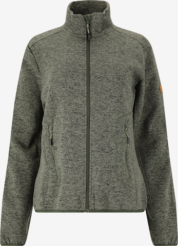 Whistler Athletic Fleece Jacket 'SAMANI' in Green: front